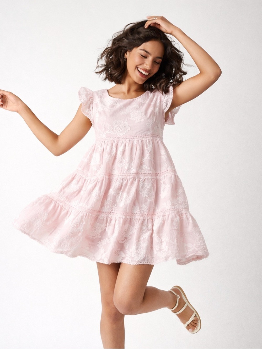 Wilfred Sidonie Dress Light Pink — Size Small